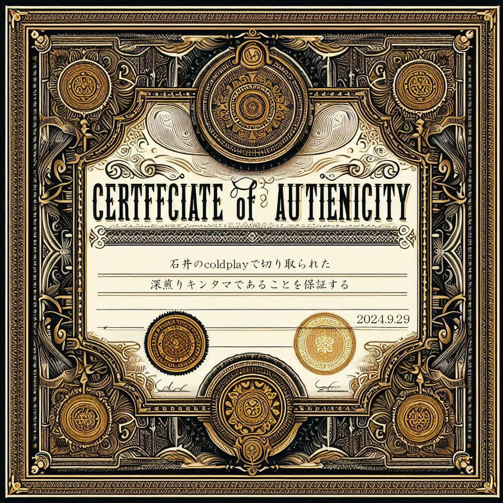 石井深煎りキンタマ鑑定書_0