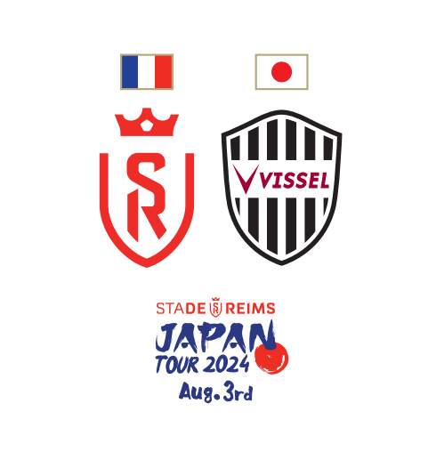 [複数選手] 2024 フレンドリーマッチ 対スタッド・ランス戦 記念Tシャツ ホワイト (直筆サイン入り)