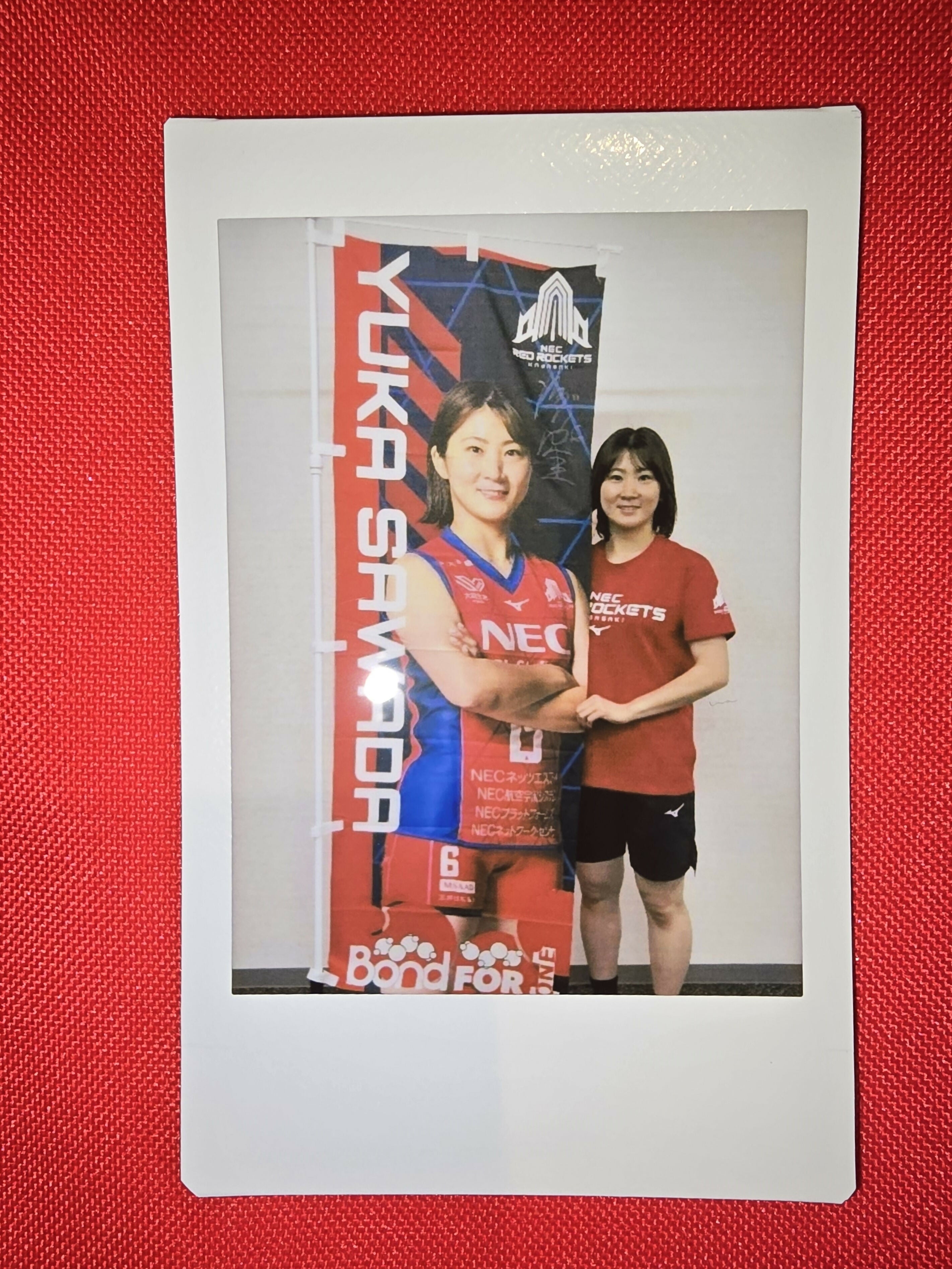 澤田由佳選手]2025-26シーズン選手のぼり(直筆サイン入り)(チェキ付