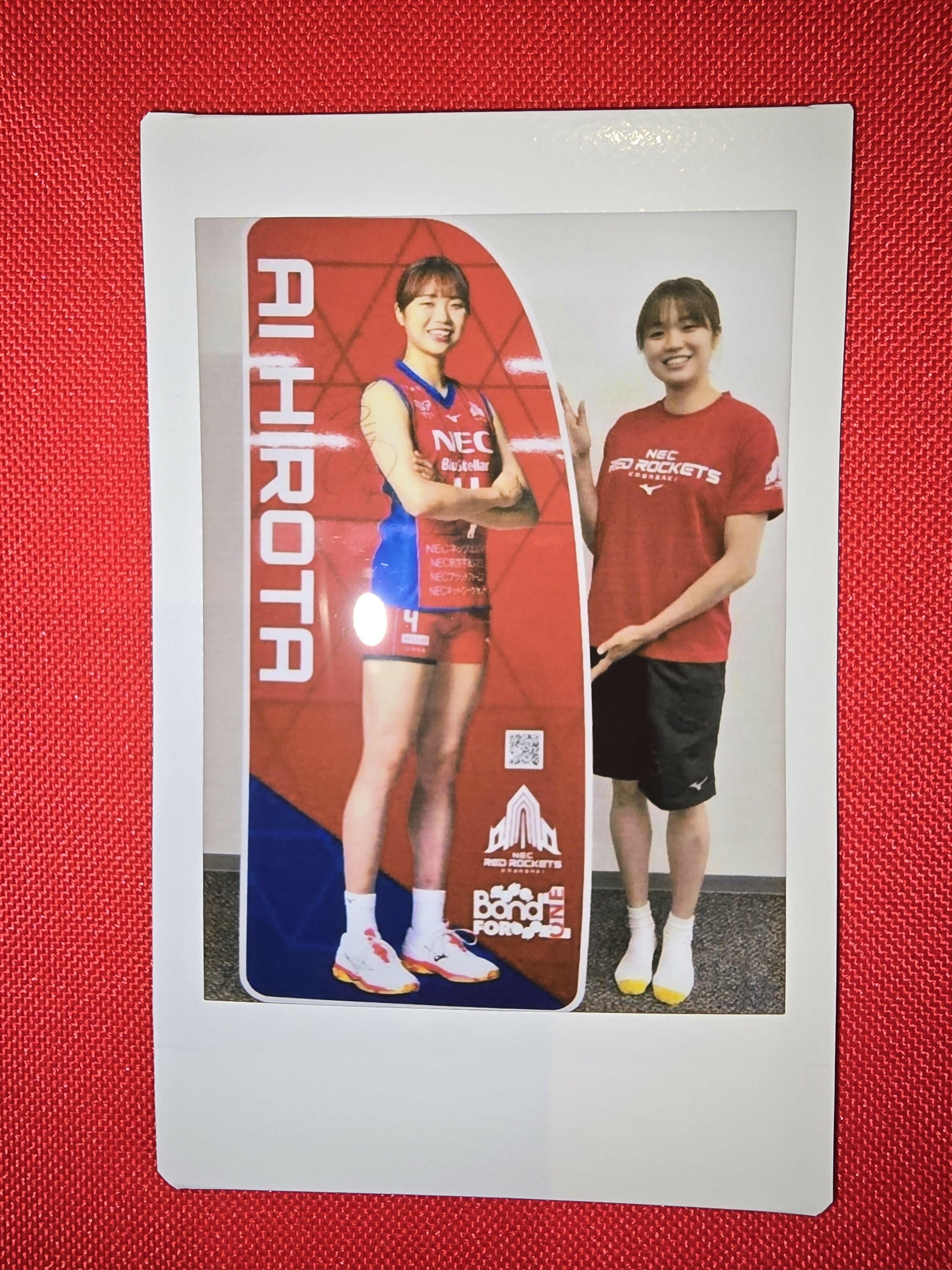 廣田あい選手]2025-26シーズン等身大パネル(直筆サイン入り)(チェキ付