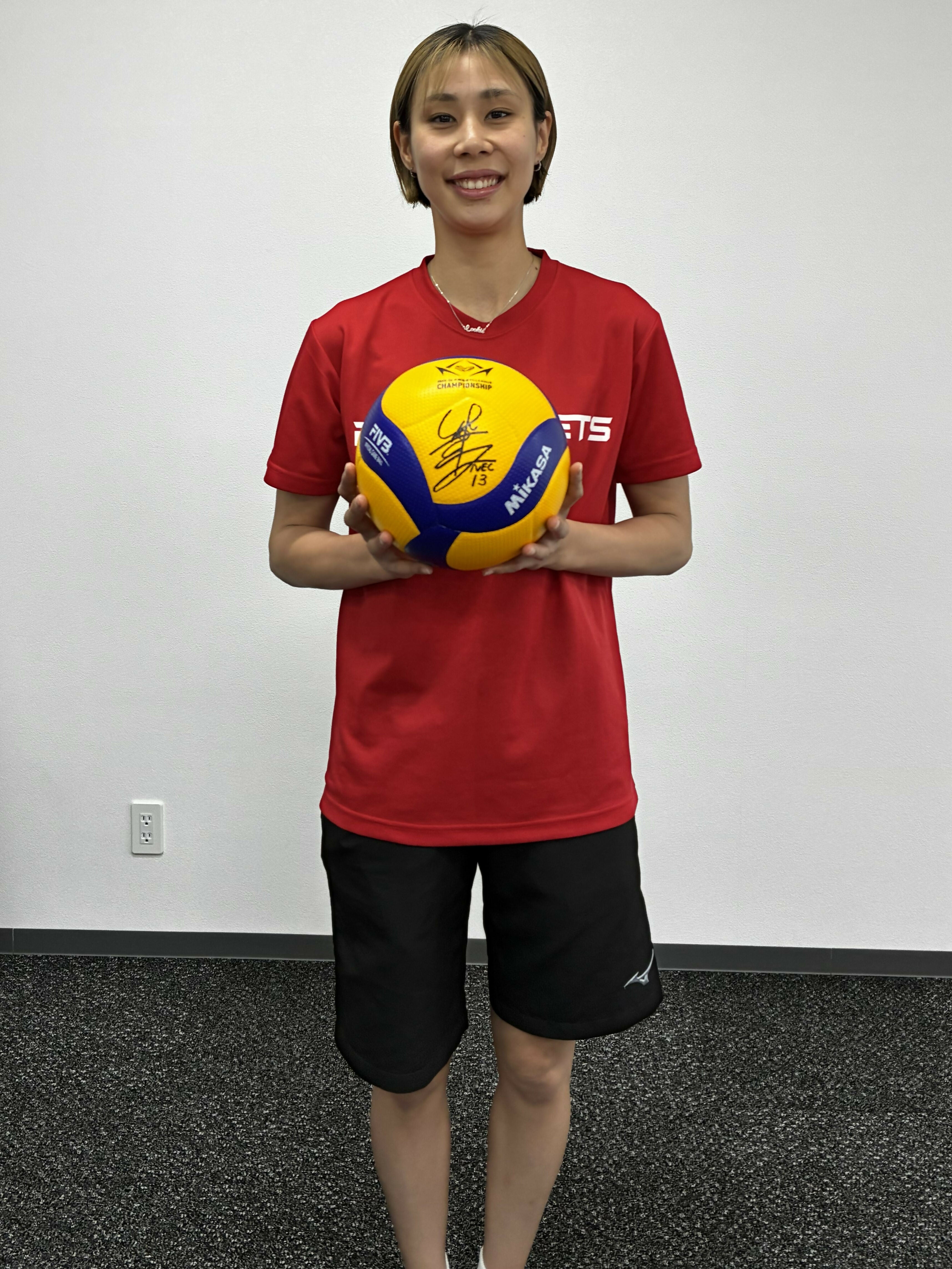 和田由紀子選手]2025-26シーズン公式戦試合球(直筆サイン入り)(チェキ