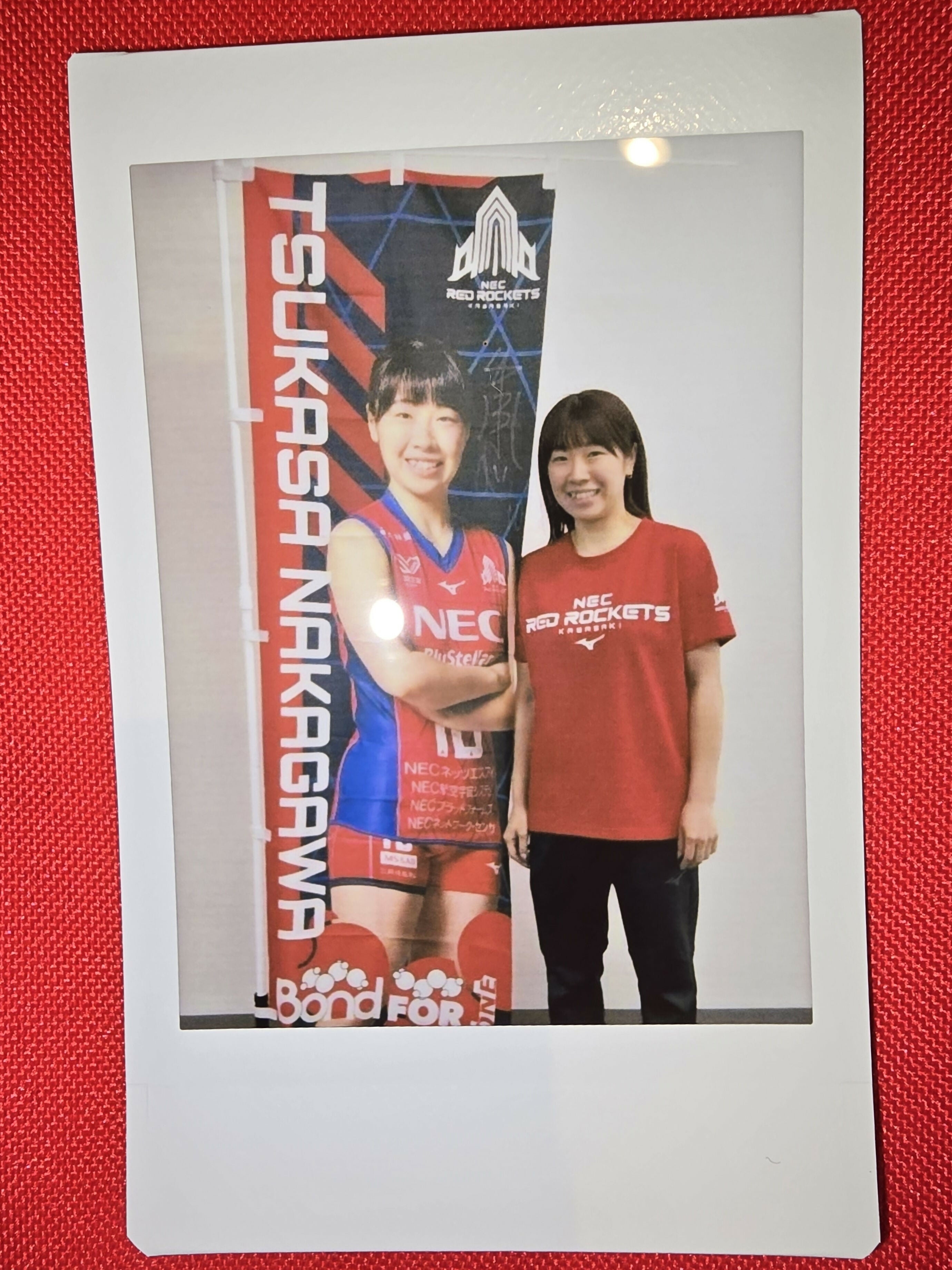 [中川つかさ選手]2025-26シーズン選手のぼり(直筆サイン入り)(チェキ付)