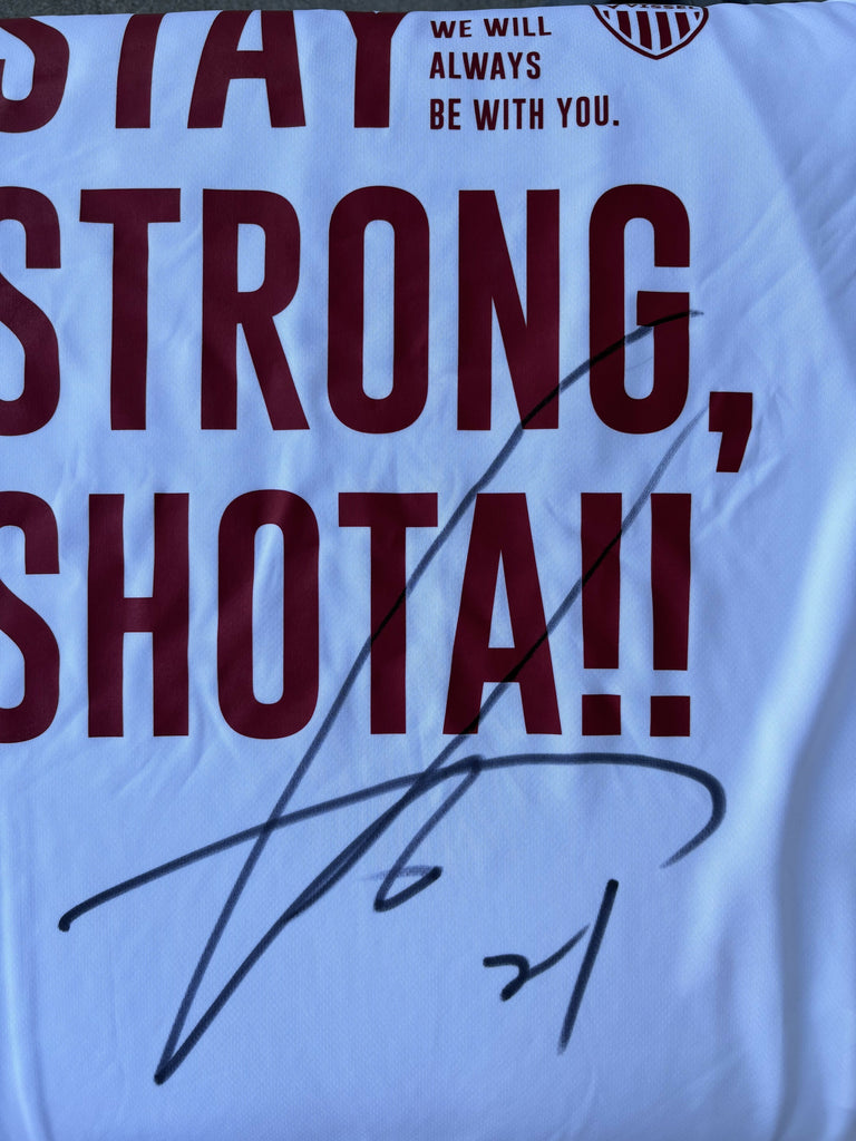 [#21新井選手]応援メッセージ入りTシャツ (直筆サイン入り・実使用・非売品)