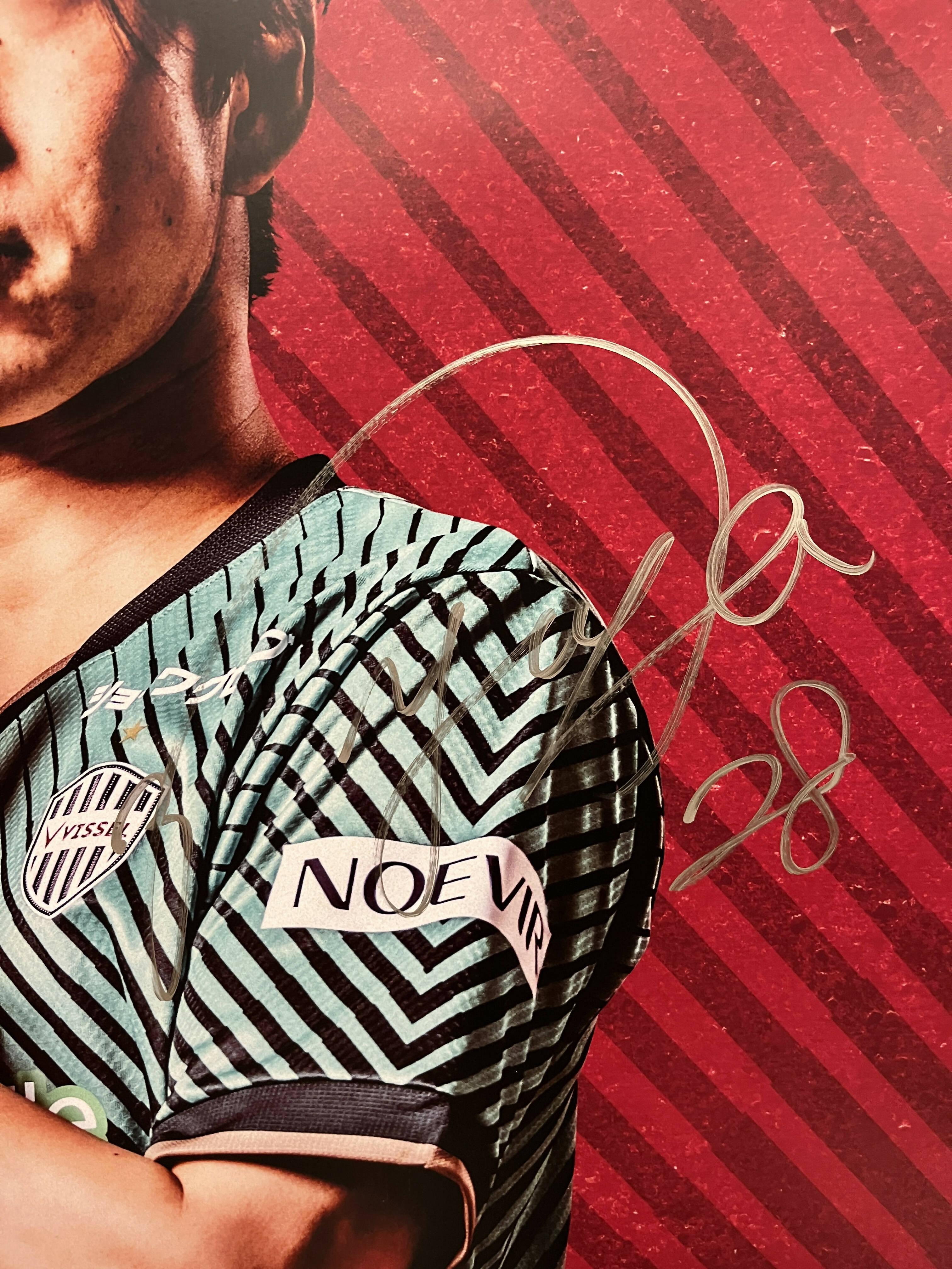 [#28 坪井選手] 2023 プレイヤーロッカーパネル (直筆サイン入り・非売品)