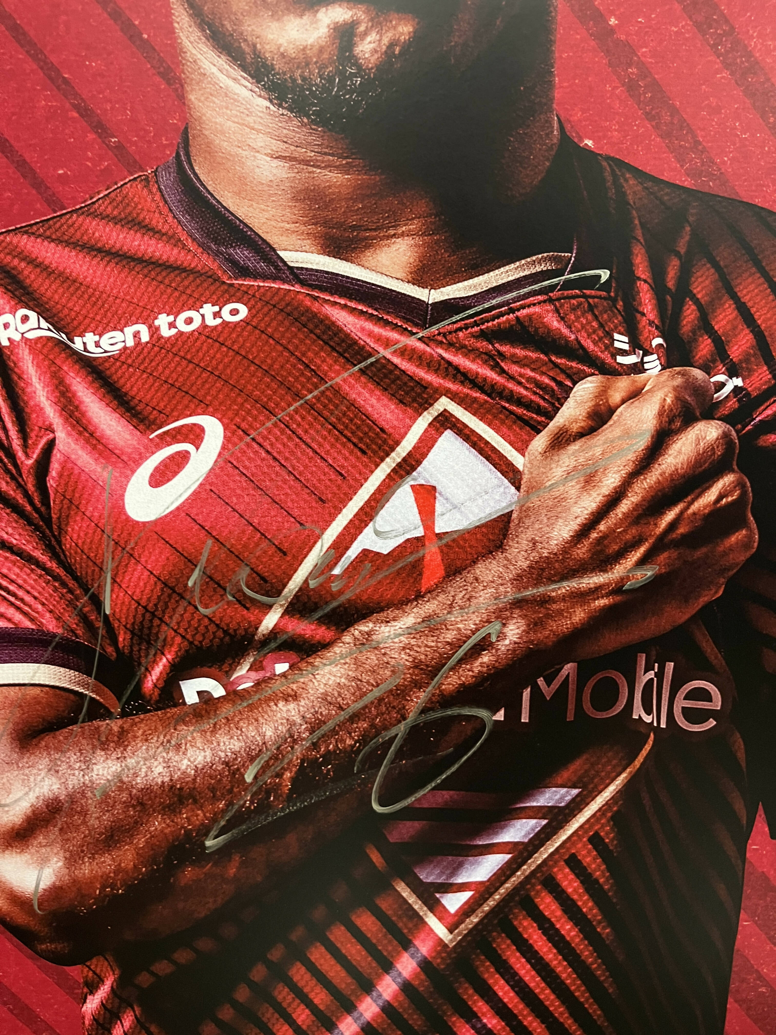 [#26 パトリッキ選手] 2023 プレイヤーロッカーパネル (直筆サイン入り・非売品)